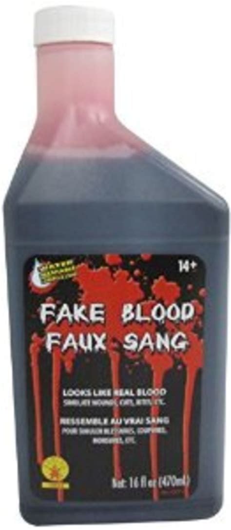 non sticky fake blood for clothes|how to make non staining blood.